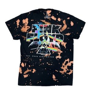 Pink Floyd The Dark Side of the Moon Tie Dye Graphic Band T-Shirt Size M